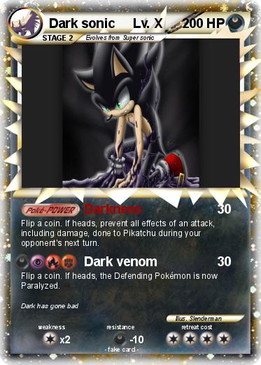 Pokemon Dark sonic     Lv. X