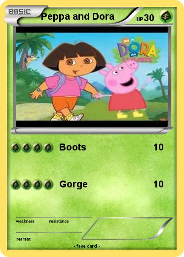 Pokemon Peppa and Dora