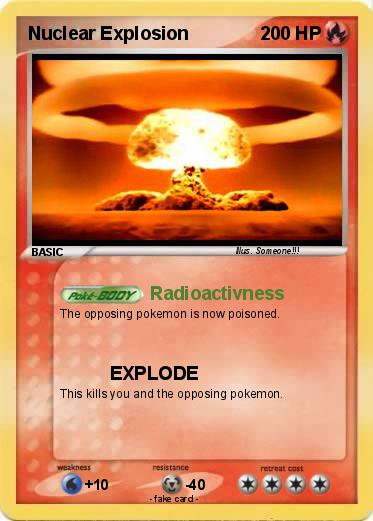 Pokemon Nuclear Explosion