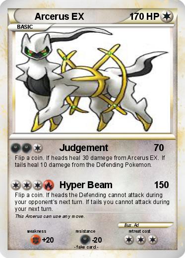 Pokemon Arcerus EX