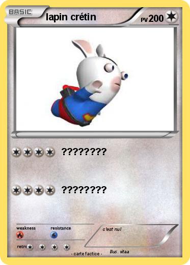 Pokemon lapin crétin
