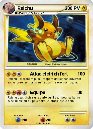 Pokemon Raichu
