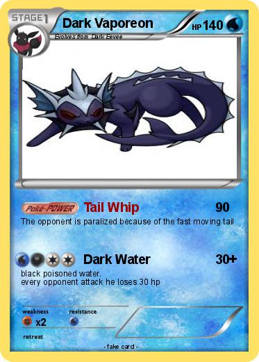 Pokemon Dark Vaporeon