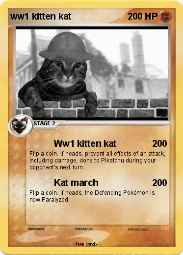 Pokemon ww1 kitten kat