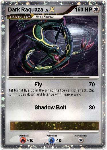 Pokemon Dark Raquaza
