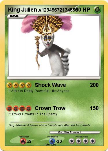 Pokemon King Julien