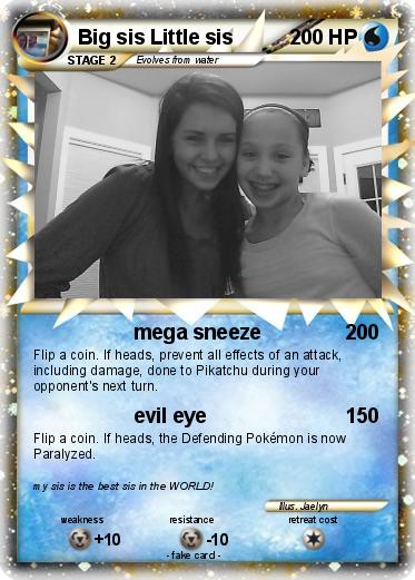 Pokemon Big sis Little sis