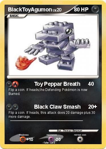 Pokemon BlackToyAgumon