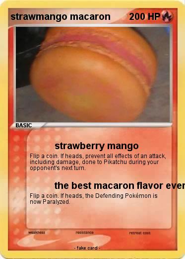 Pokemon strawmango macaron