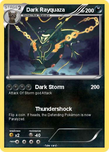 Pokemon Dark Rayquaza