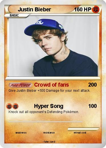 Pokemon Justin Bieber