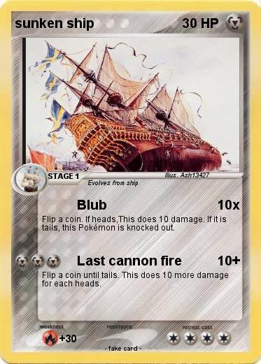 Pokemon sunken ship