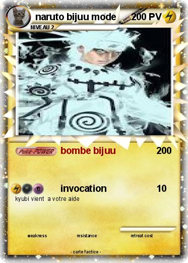 Pokemon naruto bijuu mode