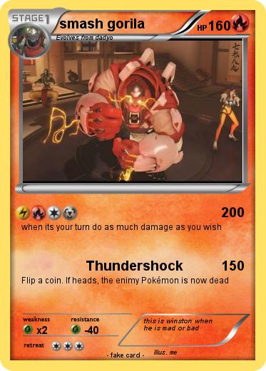 Pokemon smash gorila