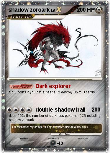 Pokemon shadow zoroark