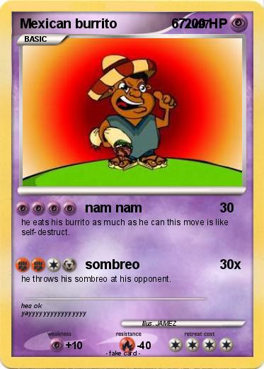 Pokemon Mexican burrito               67