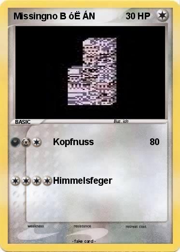 Pokemon Missingno B óË ÁN