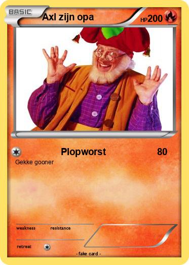 Pokemon Axl zijn opa