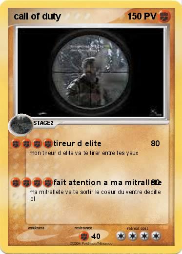 Pokemon call of duty 