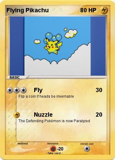 Pokemon Flying Pikachu