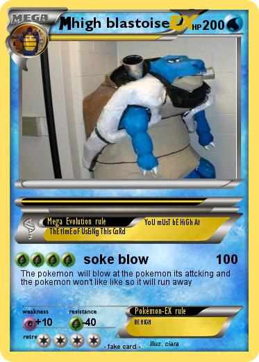 Pokemon high blastoise