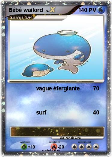 Pokemon Bébé wailord