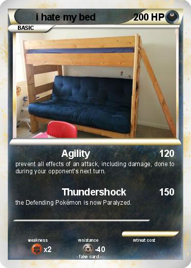 Pokemon i hate my bed