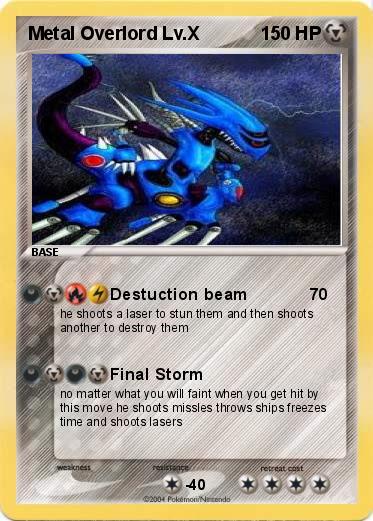 Pokemon Metal Overlord Lv.X