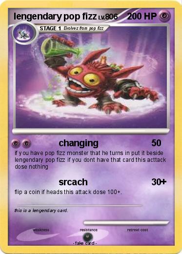 Pokemon lengendary pop fizz