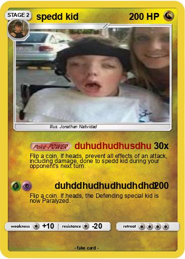 Pokemon spedd kid