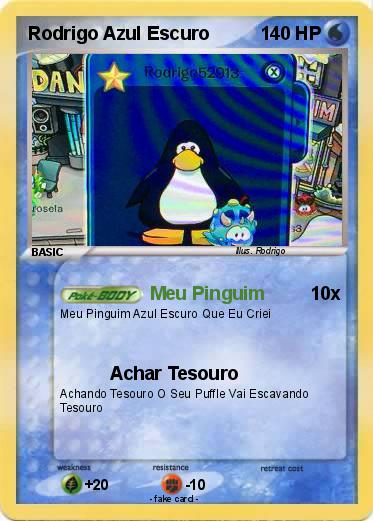 Pokemon Rodrigo Azul Escuro