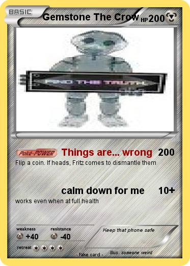 Pokemon Gemstone The Crow