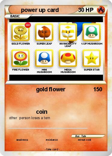 Pokemon power up card