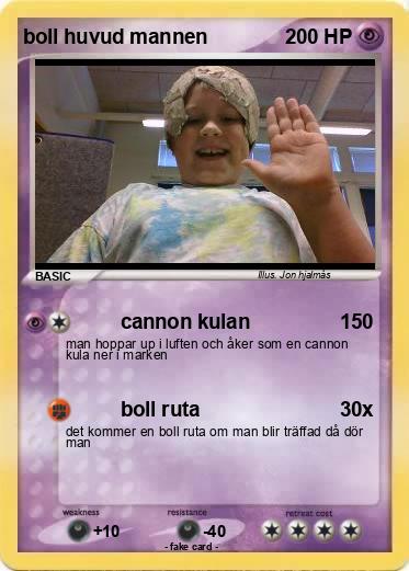 Pokemon boll huvud mannen