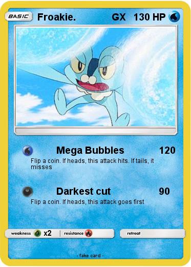 Pokemon Froakie.              GX