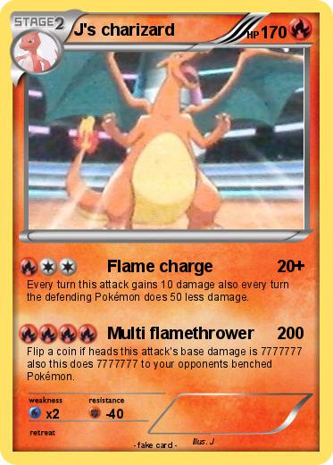 Pokemon J's charizard