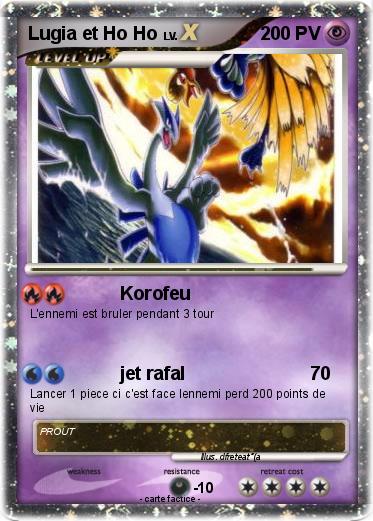 Pokemon Lugia et Ho Ho