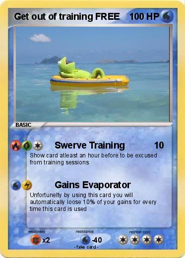 Pokemon Get out of training FREE