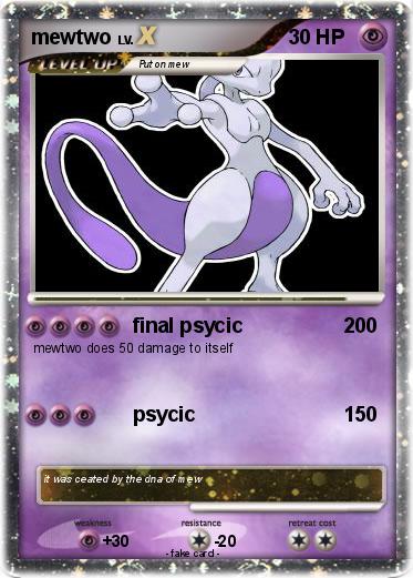 Pokemon mewtwo