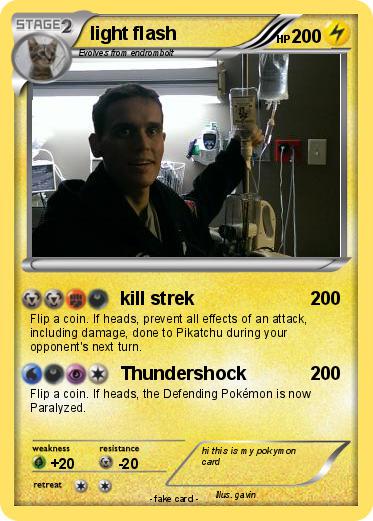 Pokemon light flash