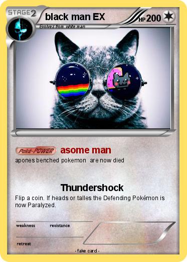 Pokemon black man EX