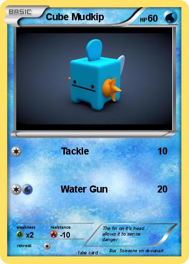 Pokemon Cube Mudkip