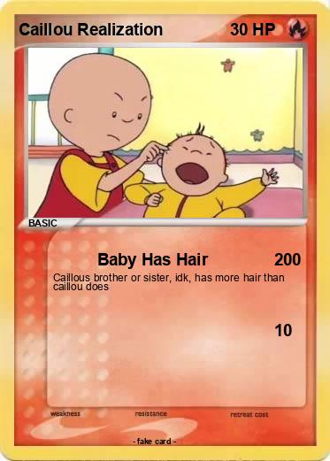 Pokemon Caillou Realization