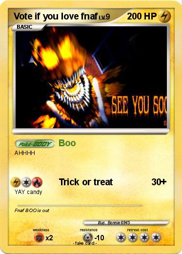 Pokemon Vote if you love fnaf