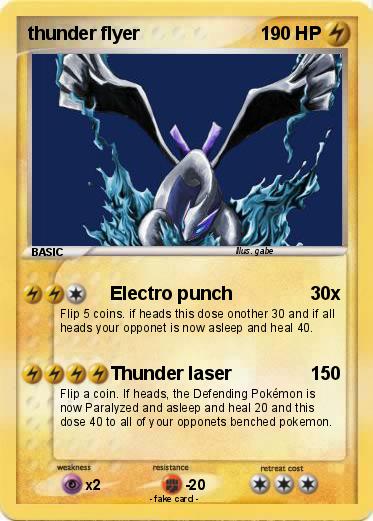 Pokemon thunder flyer