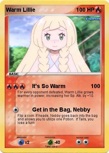 Pokemon Warm Lillie