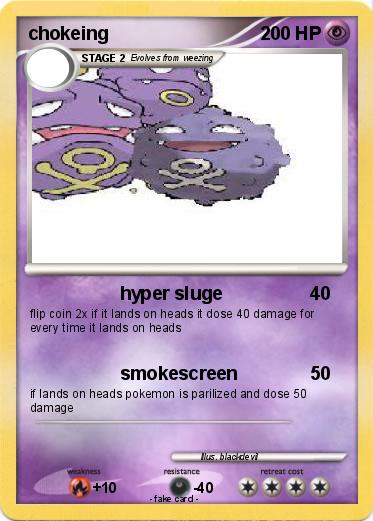 Pokemon chokeing
