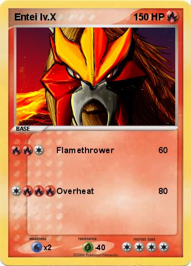 Pokemon Entei lv.X