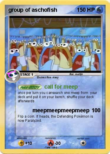 Pokemon group of aschofish