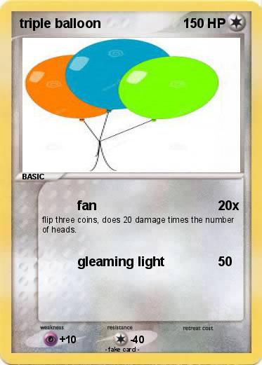 Pokemon triple balloon